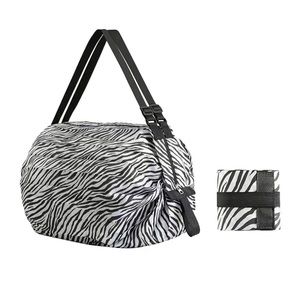 Duffle Bag  Zebra Print Large Capacity